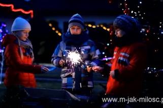 M jak miłość. Antek (Jakub Jankiewicz), Mateusz (Krystian Domagała), Anetka (Anna Kugel)