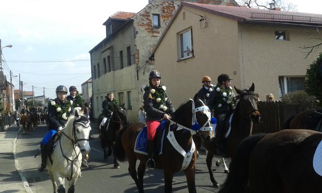 Procesja konna w Gliwicach-Ostropie