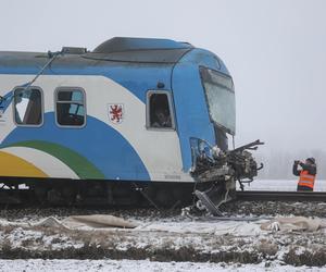 Wypadek na przejeździe kolejowym w Nowych Budach pod Budzyniem