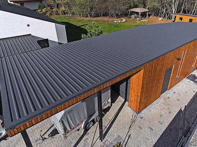 Pokrycia z blachy trapezowej