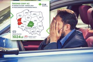 W których województwach OC i AC jest najdroższe? Ceny rosną w całej Polsce