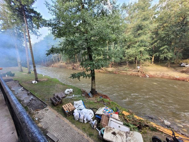 Hotel Mir - Jan w Lądku po powodzi