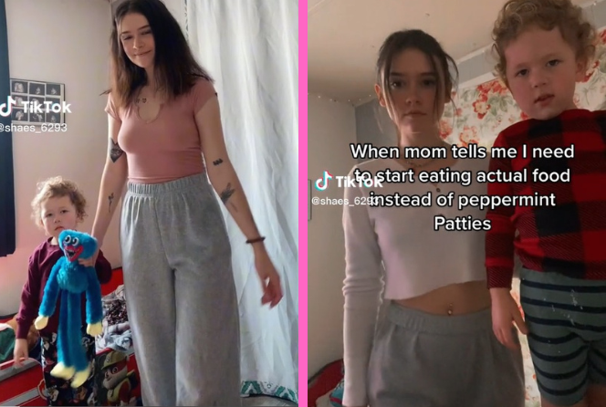 Młoda mama z synkiem