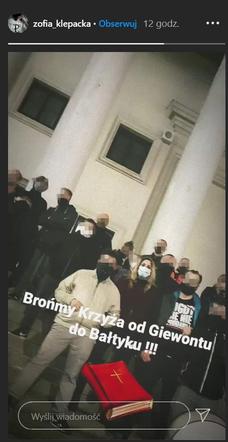 Zofia Klepacka broni kościoła