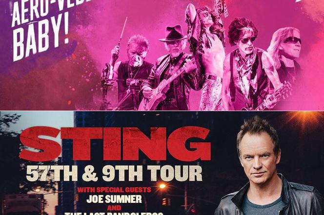 Sting i Aerosmith w Polsce