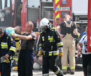 Służby ostrzegają! Alarmowy poziom amoniaku w związku z pożarem w Krośnie