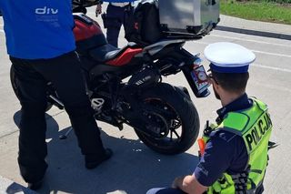 Policja kontra motocykliści