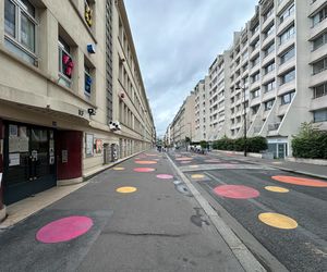 Szkolne ulice w Paryżu
