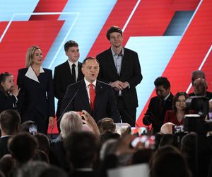 Tak córeczka Nawrockiego skradła show tacie! 