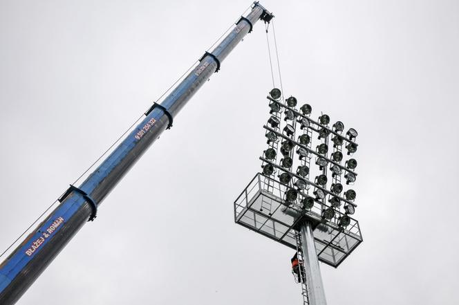 Jupitery stanęły na stadionie Warty Poznań