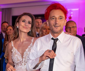 Michał Wiśniewski i żona Pola Wiśniewska