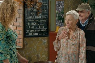 Barwy szczęścia, odcinek 3180: Żabcia (Hanna Klepacka), Krystyna (Hanna Bieluszko), Jaworski (Jacek Kałucki) 