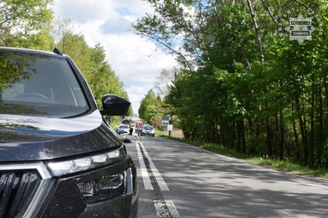 Ciągowice. Nie żyje 42-letni motocyklista. Wpadł pod nadjeżdżającą skodę