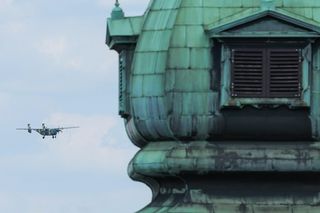 Próby przed defiladą wojskową w Warszawie