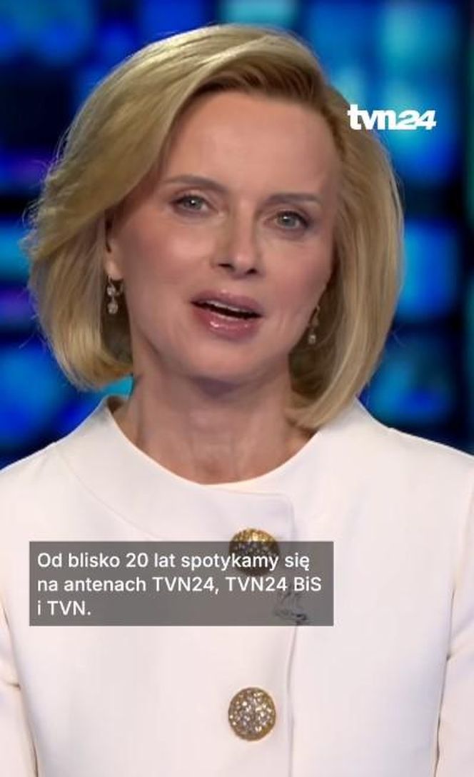 Jolanta Pieńkowska żegna się z TVN