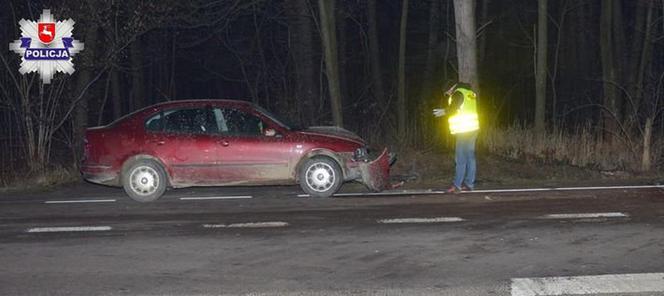 Lubelskie: Wjechał w busa, którym podróżowało 10 osób