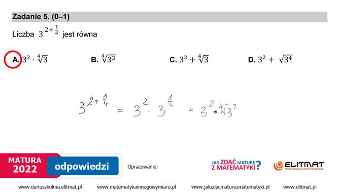  Matura 2022 matematyka. Odpowiedzi, pytania, arkusz CKE, zadania, rozwiązania [poziom podstawowy matematyka matura 5.05.2022]