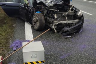 Poważny wypadek na A1 w gminie Łysomice pod Toruniem