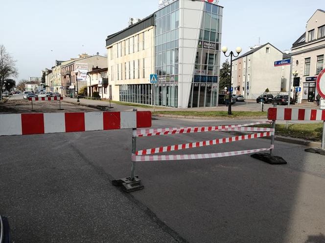 Utrudnienia w centrum Siedlec. Ruszył remont Cmentarnej i Niedziałka.