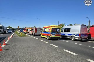 Kobiór. Śmiertelny wypadek na DK nr 1. Pasażerka citroena nie żyje [ZDJĘCIA]