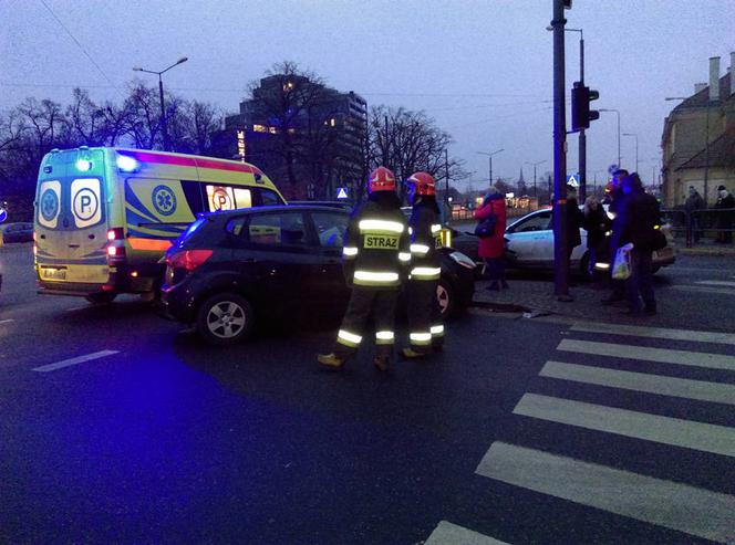 Wypadek w centrum Bydgoszczy