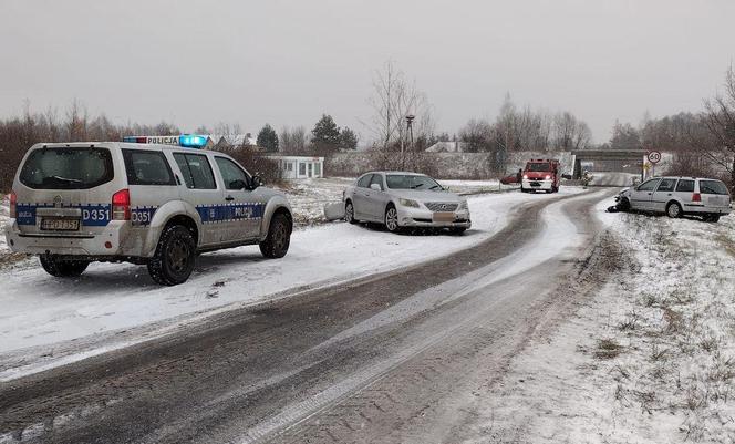Atak zimy w woj. lubelskim. Na drogach w regionie wiele wypadków i kolizji