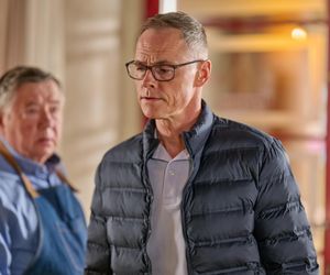 Na Wspólnej, odc 4076. Damian Cieślik (Waldemar Błaszczyk), Włodek (Mieczysław Hryniewicz)