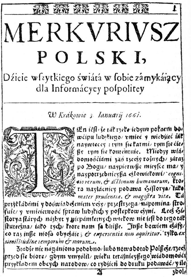 Najstarsza polska gazeta. Gdzie powstała?
