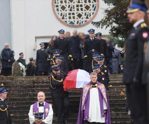 Przejmujący pogrzeb strażaka, który zginął podczas obławy na Grzegorza Borysa