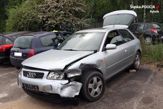 Kradzione Audi A3 marnie skończyło w rękach uciekiniera. Auto nie wróci do właściciela całe i zdrowe