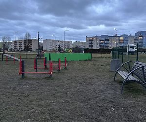 Psi park na ul. Opolczyka w Łodzi