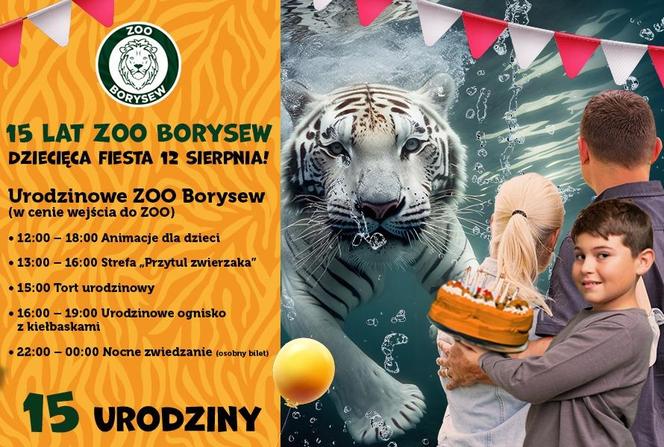 ZOO Borysew świętuje 15. urodziny! Zapowiada się niezapomniana impreza