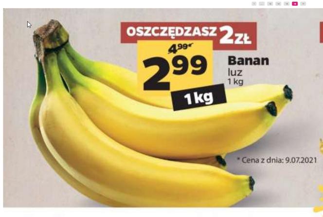 Banany za mniej niż 3 zł.