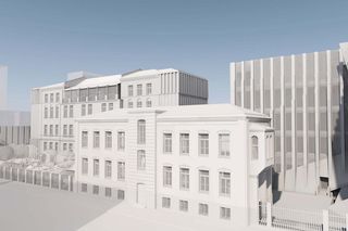 Muzeum Getta Warszawskiego w budowie. Powstaje w dawnym szpitalu Bersohnów i Baumanów na Woli