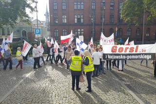 Pracownicy sanepidu w Bydgoszczy wyszli na ulice i zaprotestowali! [ZDJĘCIA]