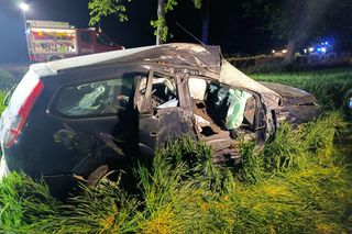 Tragedia na drodze w gminie Krzywiń. Nie żyje 54-latek [ZDJĘCIA]