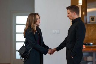 Barwy szczęścia odc. 3185. Oliwka (Wiktoria Gąsiewska), Tomasz Kępski (Jakub Sokołowski)