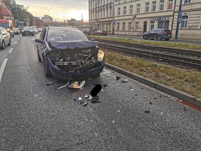 Wypadek na Jagiellońskiej w Bydgoszczy