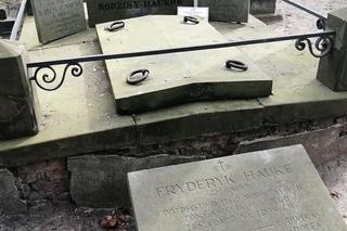 grób prapradziadka Fryderyka Hauke na Powązkach
