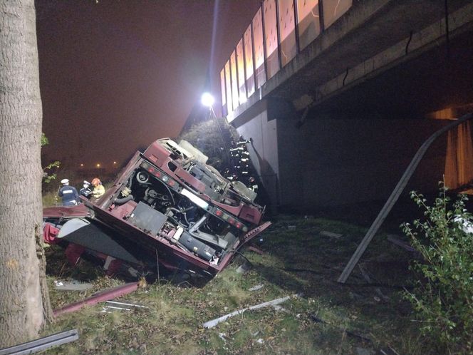 Wypadek na autostradzie A4