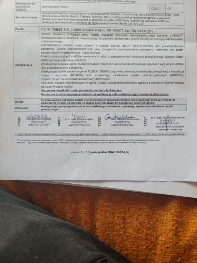 Lekarze zdiagnozowali u pana Przemysława rzadkie mutacje genetyczne. „Toczę nierówną walkę”