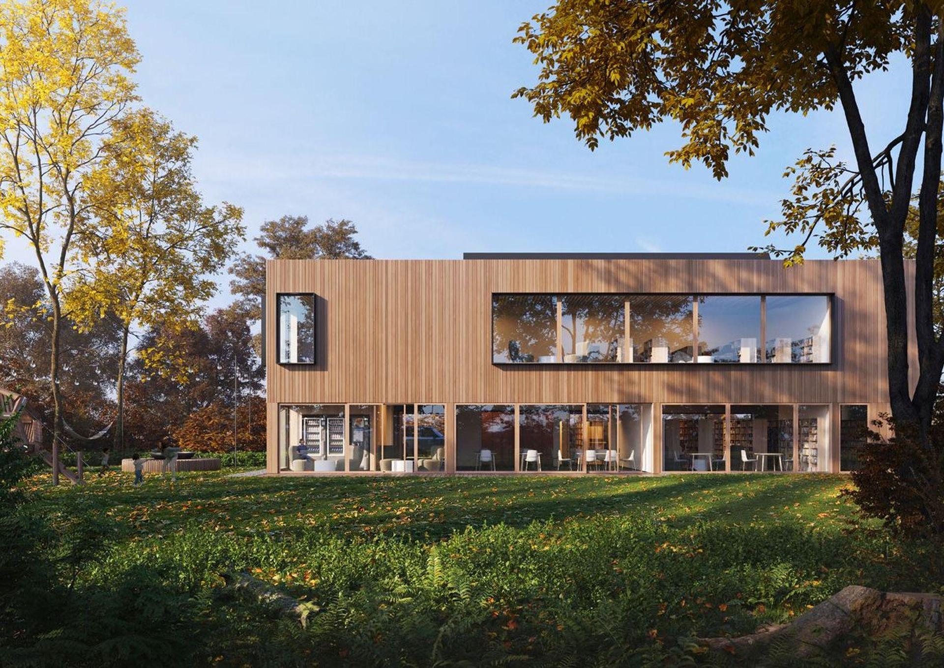 Biblioteka publiczna przy ul. Kłosowej w Choszczówce