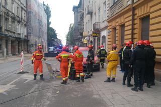 W centrum Łodzi zawaliła się trzypiętrowa kamienica