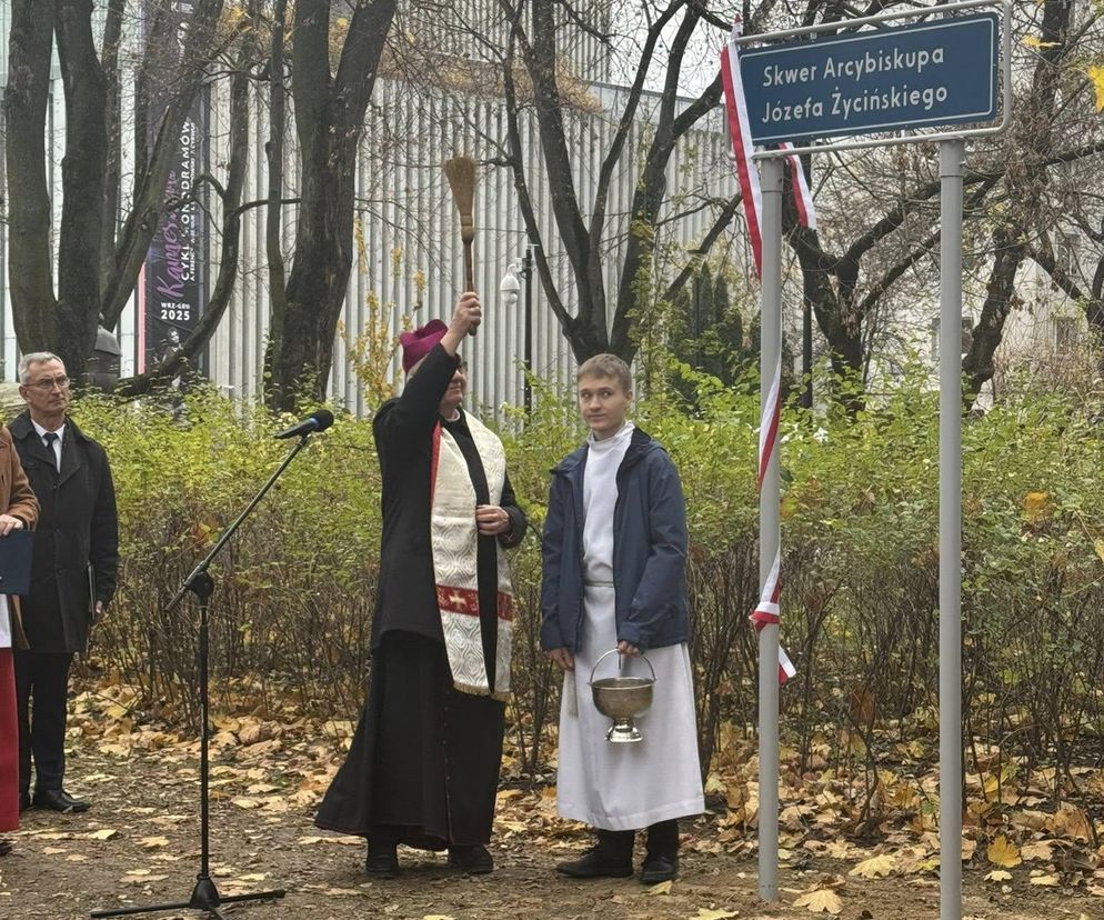 Skwer poświęcił arcybiskup Stanisław Budzik