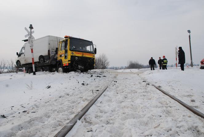 Lubelskie: Jechali wprost pod pociąg