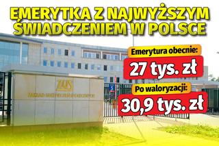 Waloryzacja najwyższych emerytury w Polsce