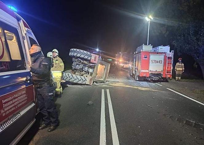 Szokujący wypadek pod Płońskiem! 66-latek zmiażdżony przez ciągnik [AKTUALIZACJA]