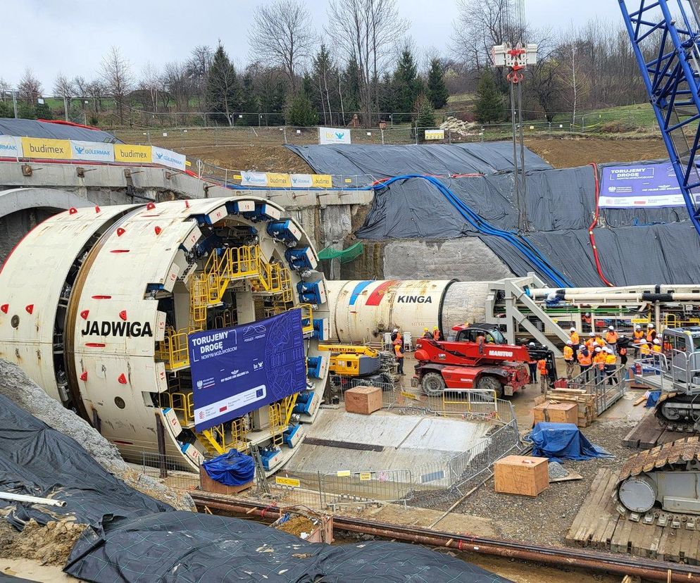 Rozpoczęło się drążenie najdłuższego tunelu w Polsce