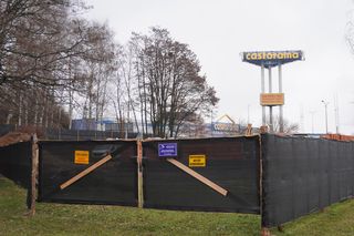 Prace przy Wojewódzkiej Stacji Pogotowia Ratunkowego w Żorach