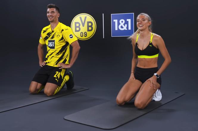 Lekkoatletyka, piłka nożna, Borussia Dortmund, Alica Schmidt, Thomas Meunier, trening